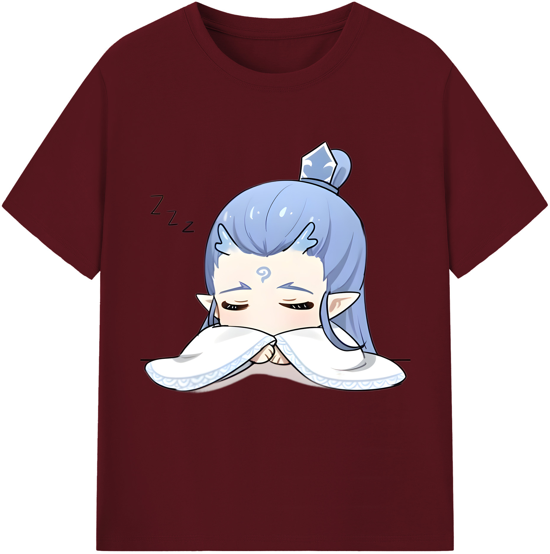 （画像用） Ne Zha 2 ナタ 魔童の大暴れ 綿100％半袖Tシャツ（フロントプリント）